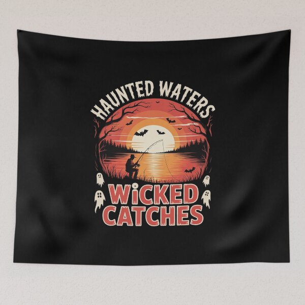 Item preview, Haunted Waters Wicked Cathes Halloween Fischerman Fishing 3  designed and sold by MathisBellanger.