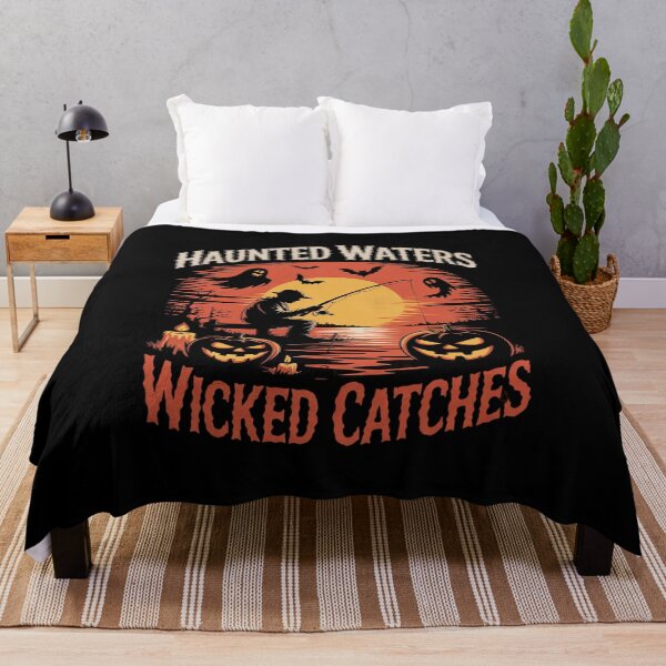 Item preview, Haunted Waters Wicked Cathes Halloween Fischerman Fishing designed and sold by MathisBellanger.