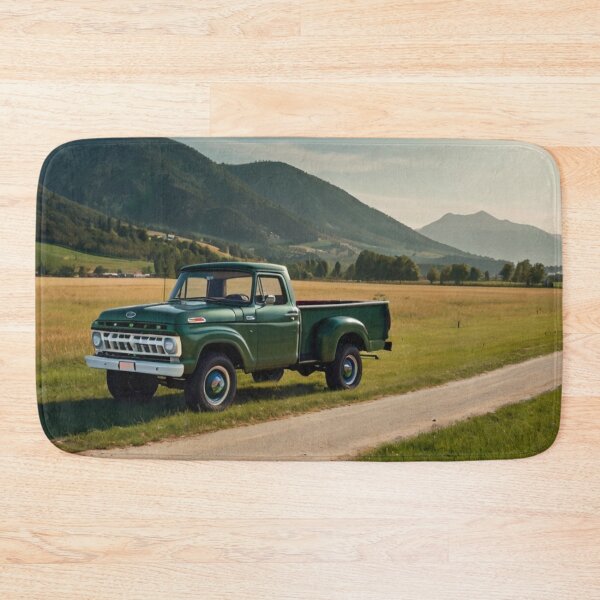 Item preview, Green Valley, Retro 1965 Ford Pickup by the Mountain Trail designed and sold by BlareBlare.