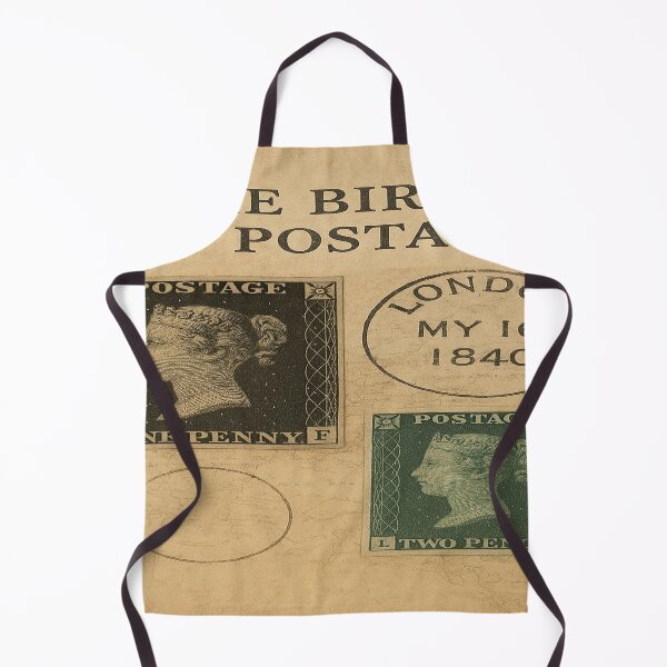 Item preview, The Birth of Postage (England, 1840s)_Collage Realistic Vintage Wallpaper designed and sold by DinsignStudio.