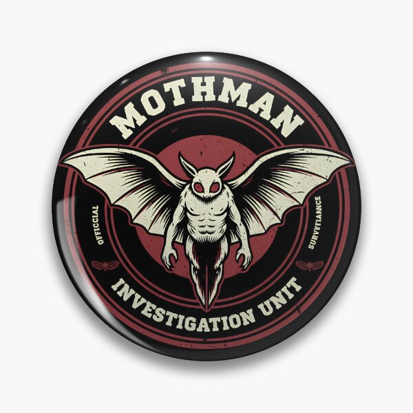 Item preview, Mothman Investigation Unit Funny Cryptid Mothman Gear designed and sold by DynamicDesign.