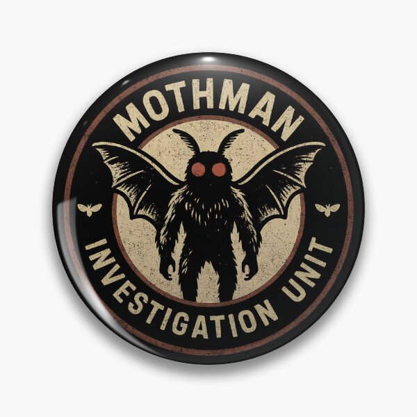 Item preview, Mothman Investigation Unit Funny Cryptid Mothman Gear designed and sold by DynamicDesign.