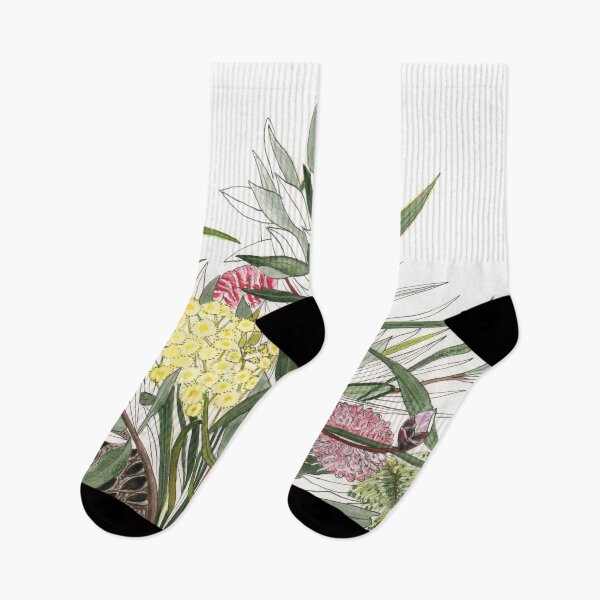 Aperçu de l'œuvre Bouquet d'arrangement de fleurs indigènes australiennes créée et vendue par blueidesign.