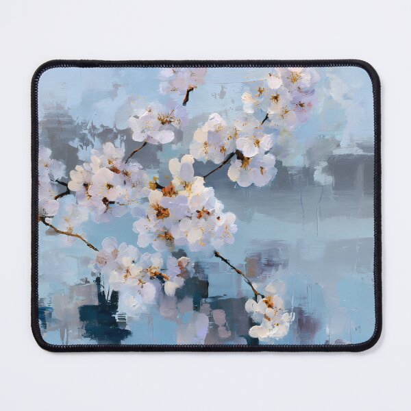 Item preview, Reflection of White Sakura designed and sold by LUMINOUS GARDEN STUDIO.