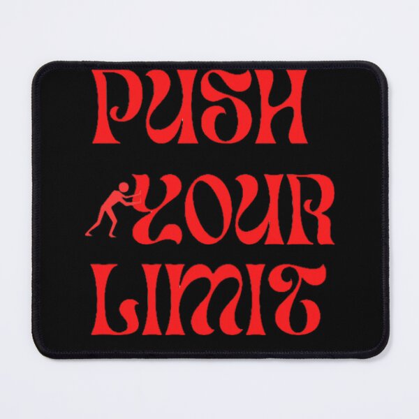 Item preview, Push Your Limit – Bold Motivational Typography Design designed and sold by IndianShopper.