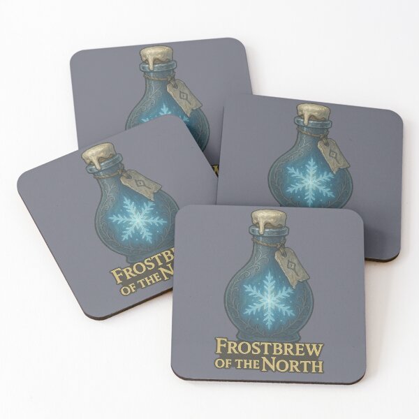 Item preview, Frostbrew of the North – Winter Fantasy Potion Sticker designed and sold by AlcheArtsStudio.