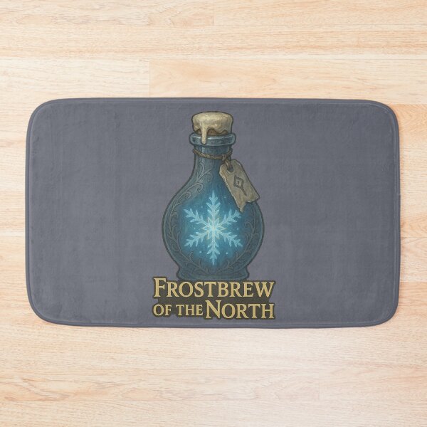 Item preview, Frostbrew of the North – Winter Fantasy Potion Sticker designed and sold by AlcheArtsStudio.