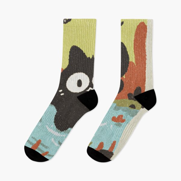 Item preview, Autumn puddles and happy paws designed and sold by Cat-Wave-Dream.