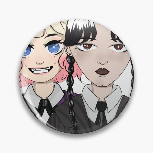 Item preview, Wandinha e Enid designed and sold by Neko-art.