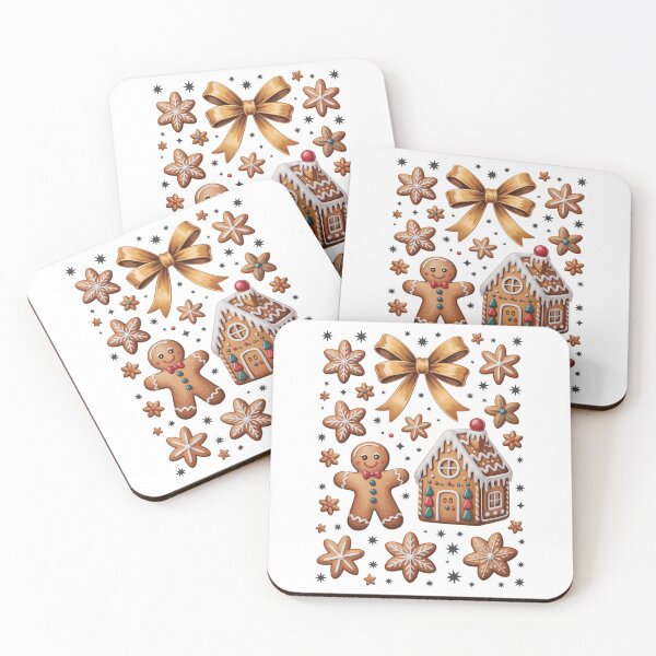 Item preview, Gingerbread Christmas Coquette Brushstroke Christmas Tis the Season Merry Christmas designed and sold by VENOM0RIOT.