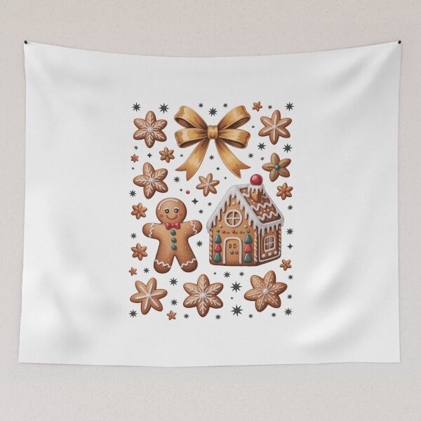 Item preview, Gingerbread Christmas Coquette Brushstroke Christmas Tis the Season Merry Christmas designed and sold by VENOM0RIOT.