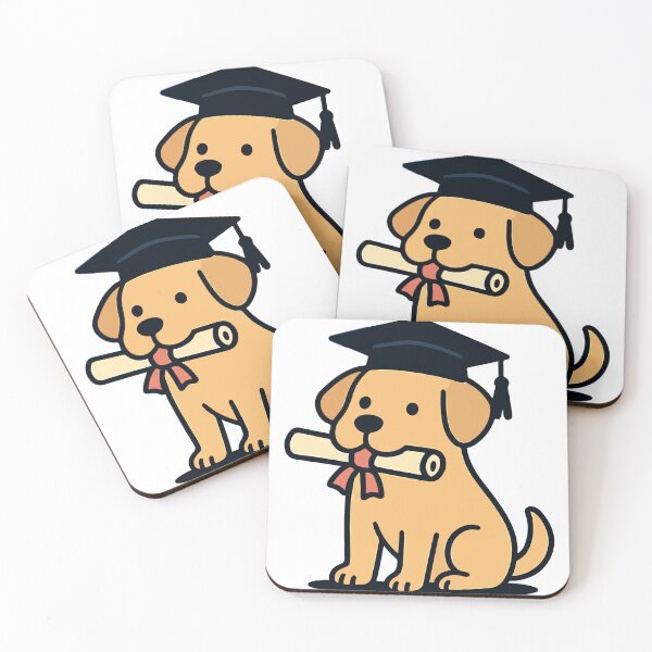 Item preview, Cute Dog Graduation Puppy with Diploma Gift designed and sold by SillyPawsStudio.