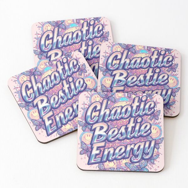 Item preview, Chaotic Bestie Energy - Cute Glow designed and sold by ConfuseLab Shop.