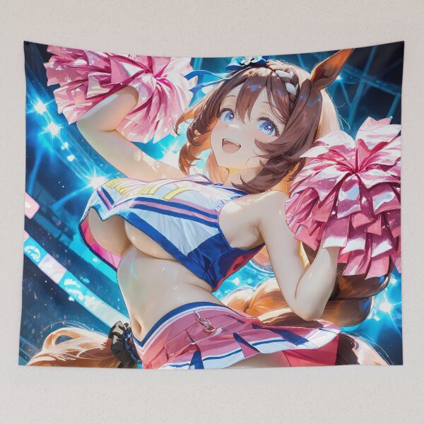 Item preview, Super Creek Uma Musume Pretty Derby Cheerleader Waifu Anime Girl designed and sold by thedarvills.