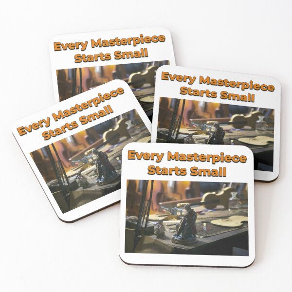 Item preview, Every Masterpiece Starts Small – Inspirational Workshop Art designed and sold by Michael van der Hoorn.