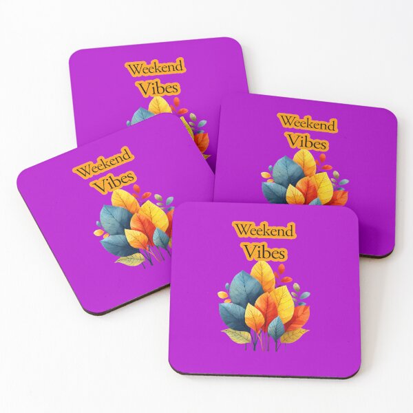 Item preview, "Weekend Vibes" weekend soul colorful leaves design designed and sold by TR_fairydesigns.