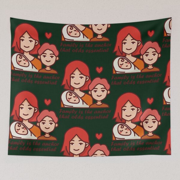 Item preview, Family is the anchor that holds Oversized(1) designed and sold by farleylovell.