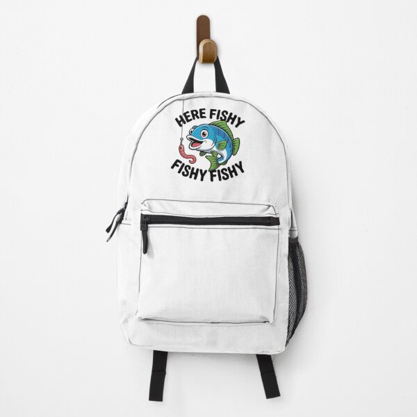 Item preview, Here Fishy Fisherman Fishing Lover Cute Fish Worm designed and sold by MathisBellanger.