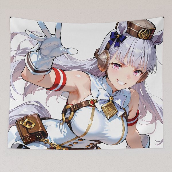 Item preview, Gold Ship Uma Musume Pretty Derby Anime Girl Waifu Victory Salute Energy designed and sold by thedarvills.