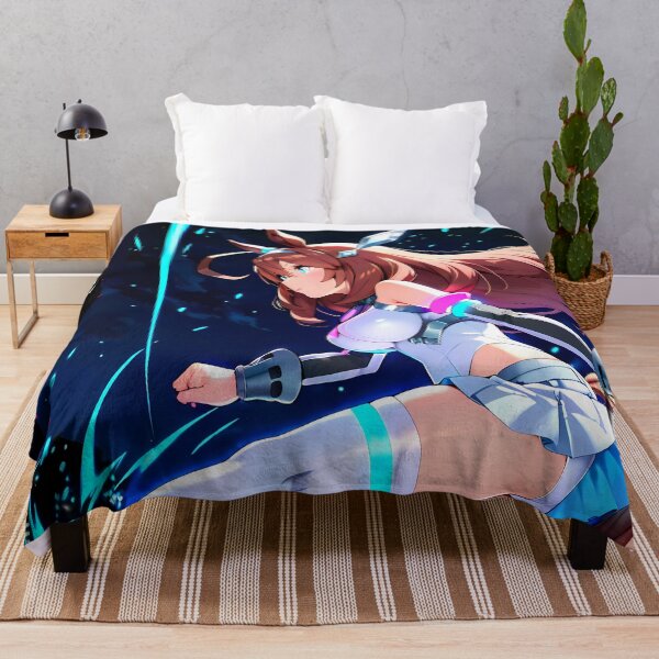 Item preview, Mihono Bourbon Neon Skyline Uma Musume Pretty Derby Anime Girl Waifu designed and sold by thedarvills.