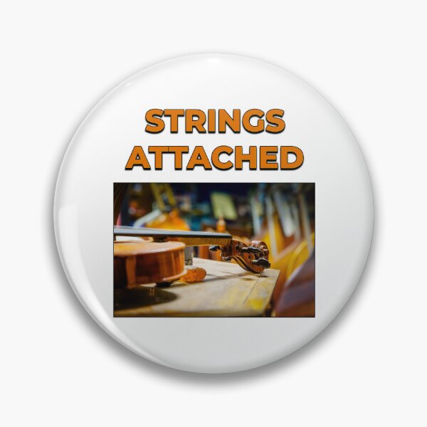 Item preview, Strings Attached – Funny Musician Art designed and sold by Michael van der Hoorn.