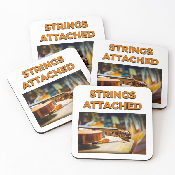 Item preview, Strings Attached – Funny Musician Art designed and sold by Michael van der Hoorn.