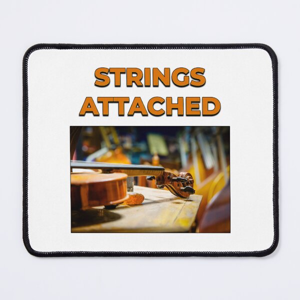 Item preview, Strings Attached – Funny Musician Art designed and sold by Michael van der Hoorn.