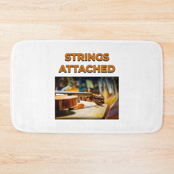 Item preview, Strings Attached – Funny Musician Art designed and sold by Michael van der Hoorn.