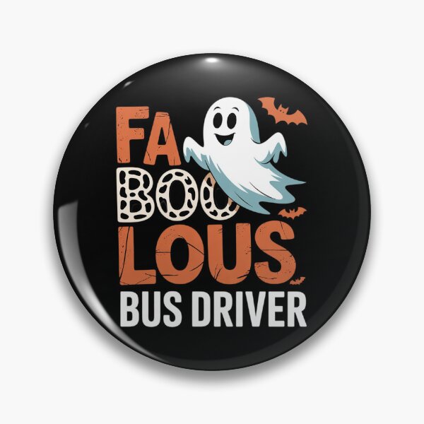 Item preview, I am a faboolous Bus Driver on Halloween Party Ghost  designed and sold by MathisBellanger.