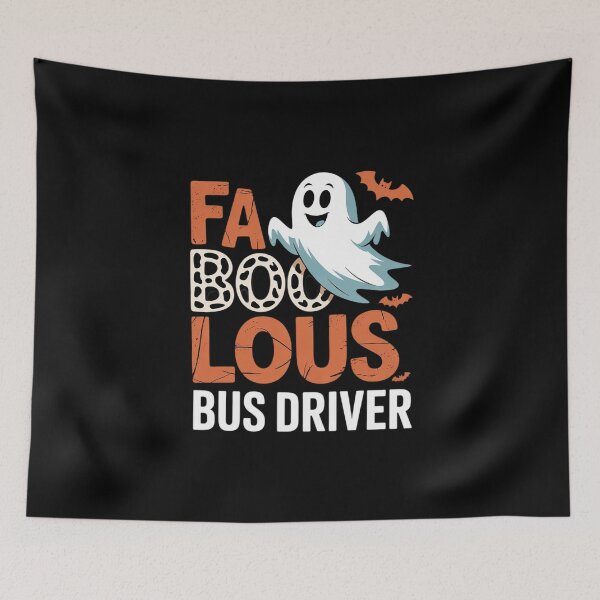 Item preview, I am a faboolous Bus Driver on Halloween Party Ghost  designed and sold by MathisBellanger.