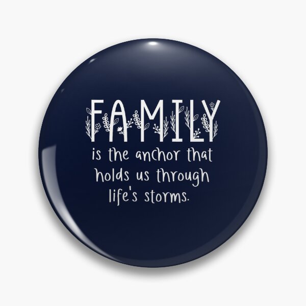 Item preview, Family Is The Anchor That Holds Us Through Life_s Storms With Flowers designed and sold by farleylovell.