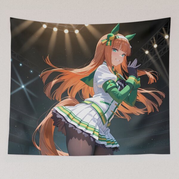 Artikelvorschau, Silence Suzuka Bright Lights Uma Musume Pretty Derby Anime Girl entworfen und verkauft von thedarvills.