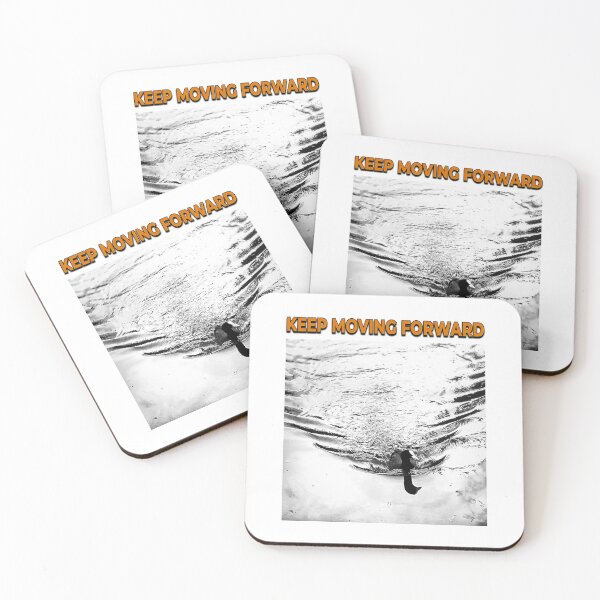 Item preview, Keep Moving Forward – Motivational Black and White Water Art designed and sold by Michael van der Hoorn.