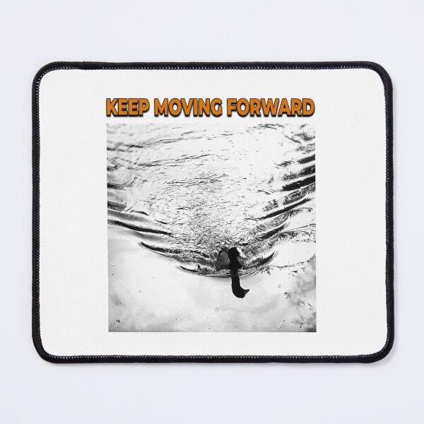 Item preview, Keep Moving Forward – Motivational Black and White Water Art designed and sold by Michael van der Hoorn.