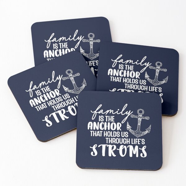 Item preview, family is the anchor that holds us through lifes storms designed and sold by farleylovell.