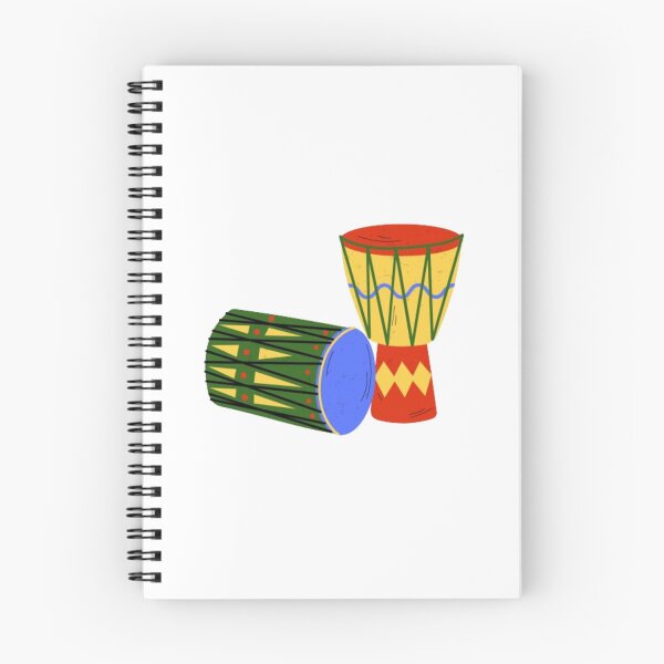 Item preview, Vibrant African djembe drums designed and sold by Aariq.