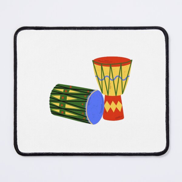 Item preview, Vibrant African djembe drums designed and sold by Aariq.