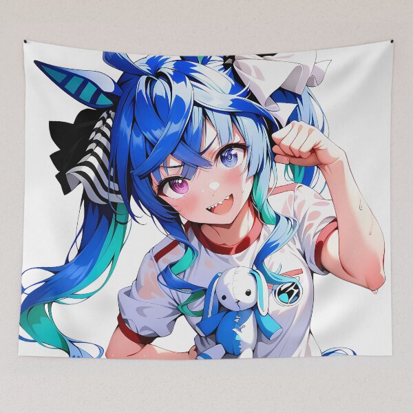 Aperçu de l'œuvre Design de waifu d'anime Uma Musume Pretty Derby à double turbo énergique créée et vendue par thedarvills.