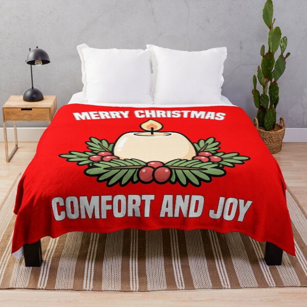 Item preview, MERRY CHRISTMAS - COMFORT AND JOY designed and sold by KEF Custom.
