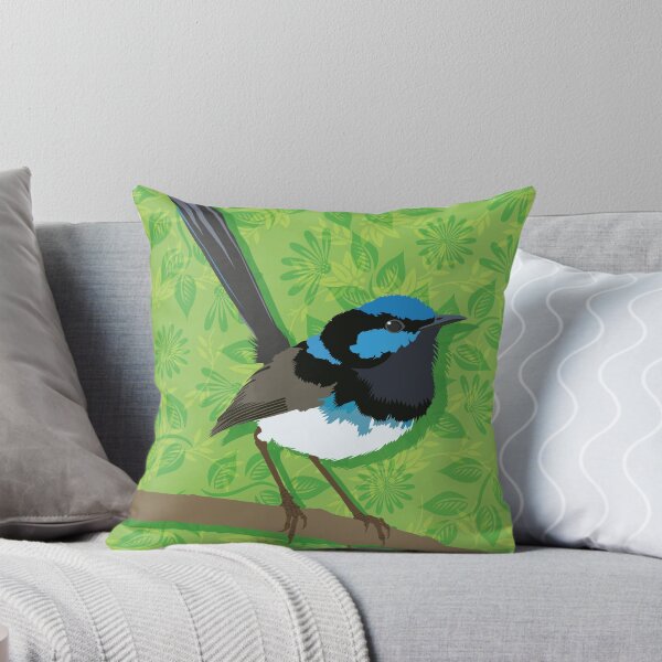 Item preview, Wren Fairy Blue Bird Australia designed and sold by blueidesign.