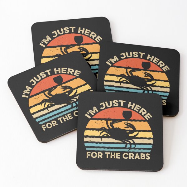 Item preview, Retro Crab and Wine Funny T-Shirt designed and sold by TinaMDedrick.