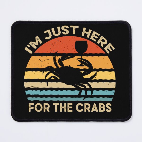 Item preview, Retro Crab and Wine Funny T-Shirt designed and sold by TinaMDedrick.