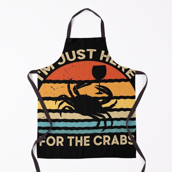 Item preview, Retro Crab and Wine Funny T-Shirt designed and sold by TinaMDedrick.
