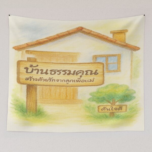 Item preview, Crayon Dreams-Shop owner and assistants: Baan Thammakun designed and sold by DinsignStudio.