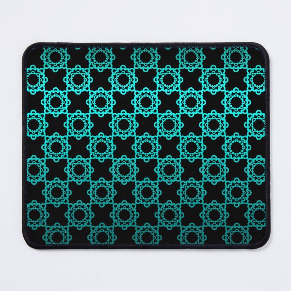 Item preview, Retro Black and turquoise satin ornament   designed and sold by fuzzyfox.