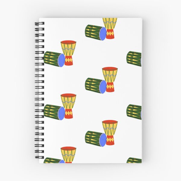 Item preview, Vibrant African djembe drums_side view designed and sold by Aariq.