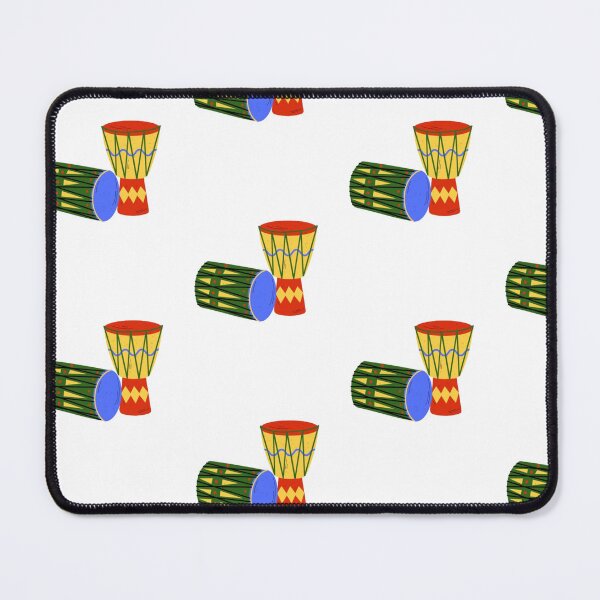 Item preview, Vibrant African djembe drums_side view designed and sold by Aariq.