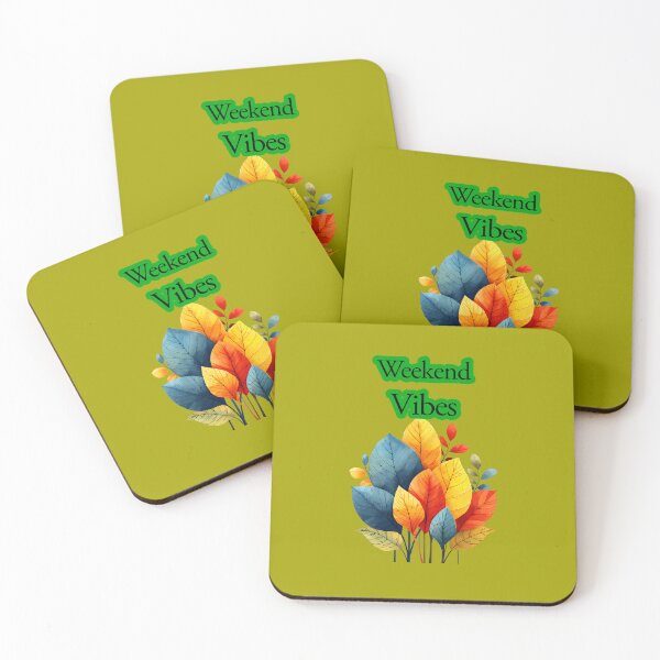 Item preview, "Weekend Vibes" weekend soul colorful leaves design designed and sold by TR_fairydesigns.