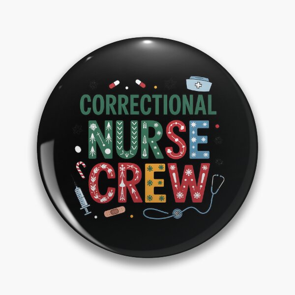 Item preview, Correctional Nurse Christmas Crew Funny Xmas Nurse Pajama designed and sold by BakeryDozen.