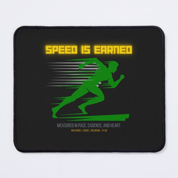Item preview, Speed Is Earned - Running Motivation Gift & Apparel for Endurance Athletes designed and sold by endurothreads.